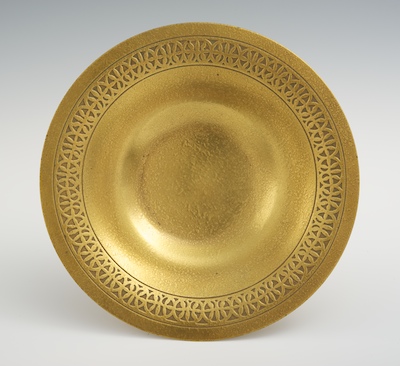 A Tiffany Studios Dore Bronze Dish