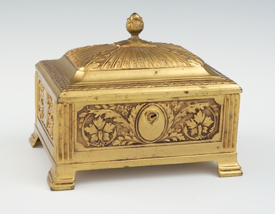 A Gilt Bronze Trinket Box or Jewelry