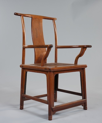 A Chinese Yokeback Armchair The 1326f4