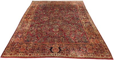 A Large Red Sarouk Estate Carpet 13275b