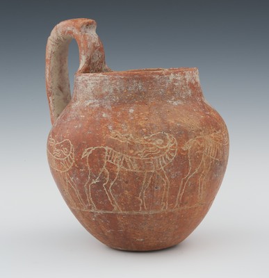 An Etruscan Ewer with Sgraffito