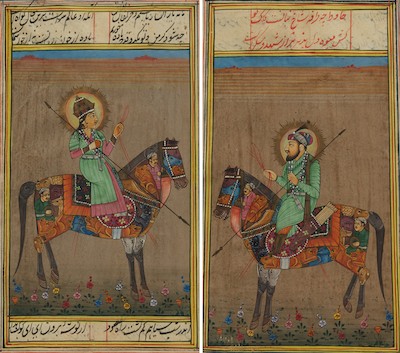 A Pair of Indian Miniature Illustrations 1327c7