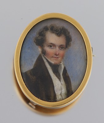 A Miniature Portrait of a Gentleman