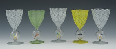 A Collection of Five Bimini Goblets 132853