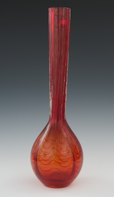 A Large Waterford Ruby Red Glass 132865