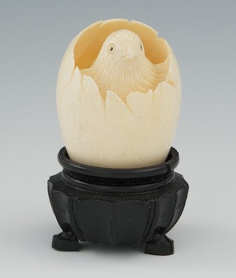 A Chinese Carved Ivory Hatched 13289b