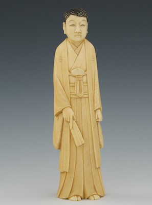 Japanese Carved Ivory Figure of