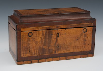 A Neoclassical Oblong Tea Caddy