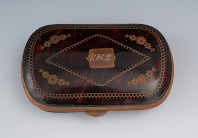 A Celluloid Compact Case Oblong shaped