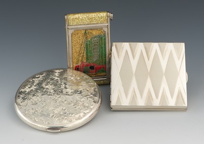 Three Vintage Compacts Including: