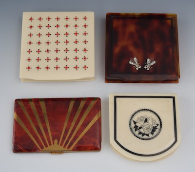 Four Vintage Powder Compacts Including