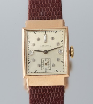 A Longiness 14k Gold Wrist Watch 13299b