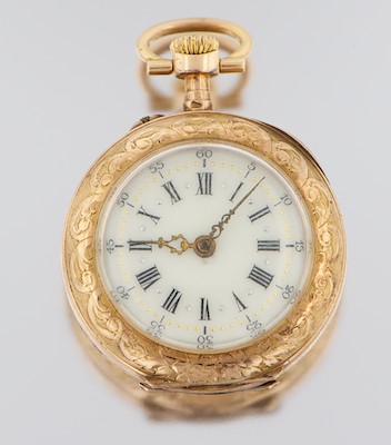 A Ladies' Open Face Pocket Watch