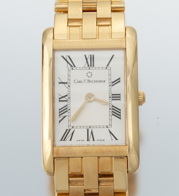 A Carl F Bucherer 18k Gold Eximia 132996