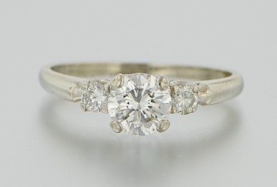 A Vintage Diamond Engagement Ring