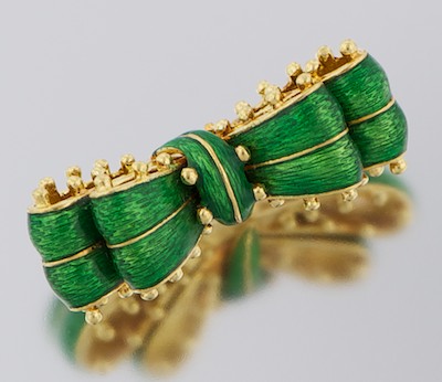 A Tiffany & Co Gold and Enamel