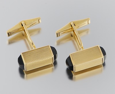 A Pair of German Gold and Onyx 132a55