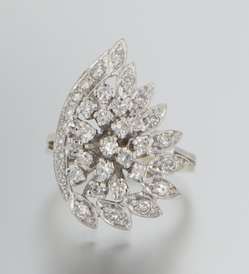 A Diamond Cluster Ring 14k white