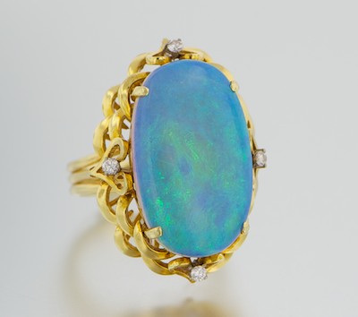 An Australian Opal and Diamond 132a77