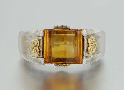 A Ladies 18k Gold Sterling Silver 132ad1