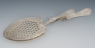 A Sterling Silver Server Retailed