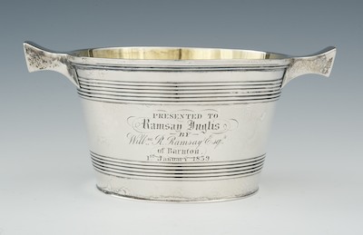 A Sterling Silver Bucket Shape