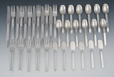A Partial Sterling Silver Flatware