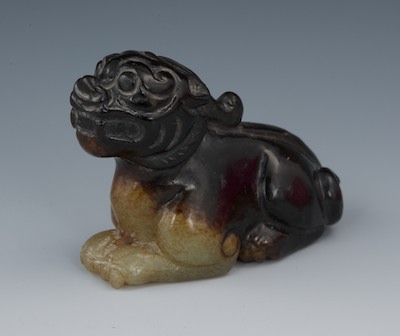 A Chinese Carved Jade Dog Figurine 132c30