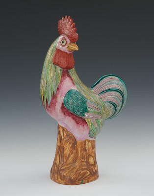 Chinese Export Rooster Porcelain