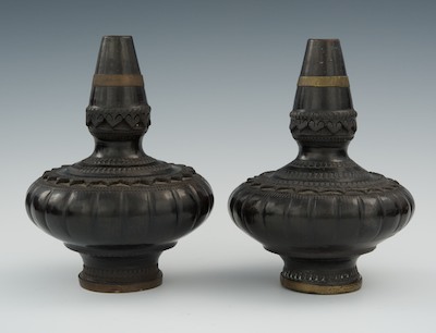 A Pair of Oriental Black Pottery 132c62