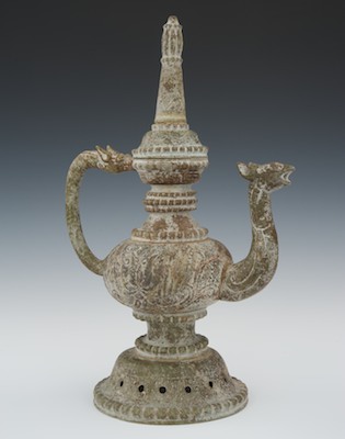 A Chinese Carved Hardstone Ewer 132c7c