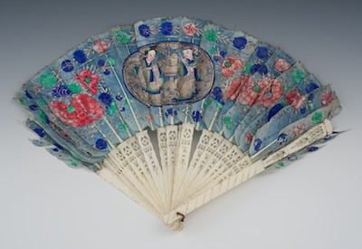 A Brise Fan Chinese Late Ching Period