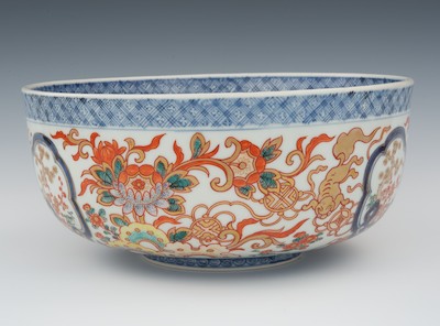 A Large Imari Bowl ca. 1900 Decorated