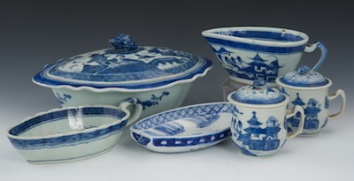 An Assortment of Canton Porcelain