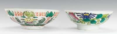 Two Chinese Footed Bowls with Wucai 132dd1