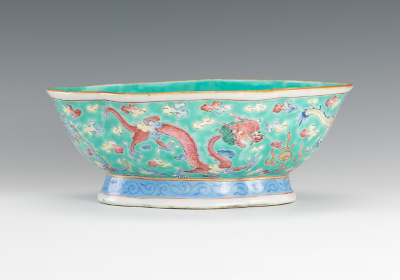 A Footed Tongzhi Bowl Lobed bowl