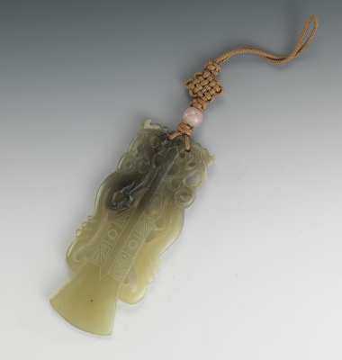 Chinese Carved Jade Archaic Style 132e20