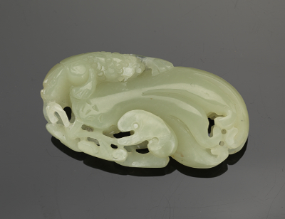 A Jade Carving of Buddha's Hand
