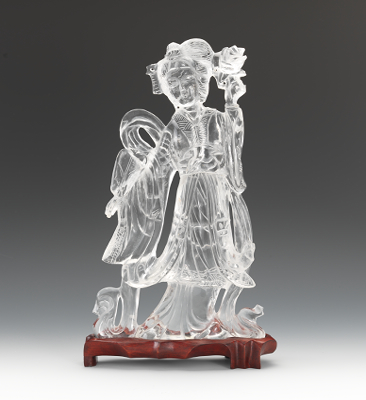 A Carved Kuan Yin Large carved 132e6b