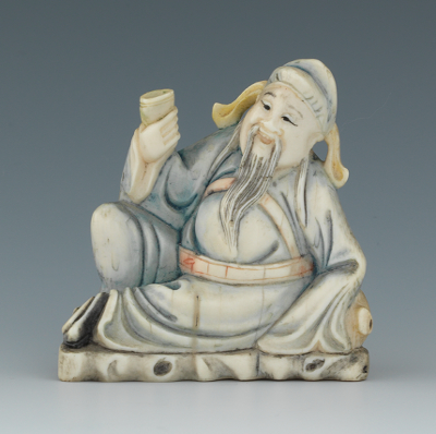 An Ivory Carving of a Man (Hotai