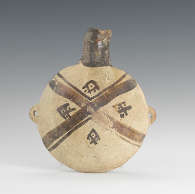 Pre-Columbian Pottery Flask Small