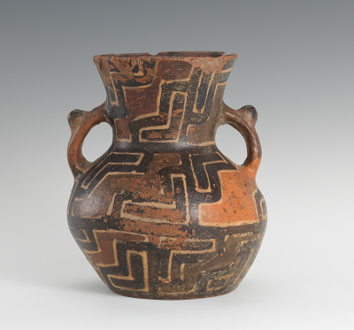 Pre Columbian Two Handled Jug Pre Columbian 132e7e