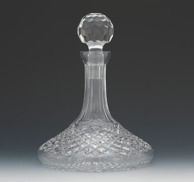 A Waterford Crystal Lismore Ship s 132eb3