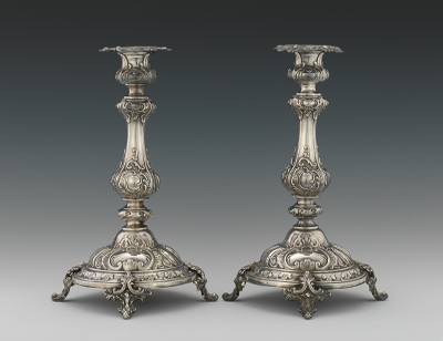 Alexander Katsch Silvered Candlesticks 132efb