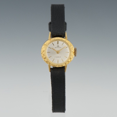 A Ladies Bucherer 18k Gold Watch 132f3c