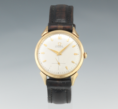 A Gentleman s Omega 14k Gold Automatic 132f37