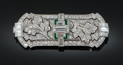 An Art Deco Platinum and Diamond 132f49