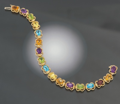 A Ladies Color Gemstone Bracelet 132fb3
