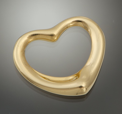 A Tiffany Co 18k Gold Open Heart 132fd5