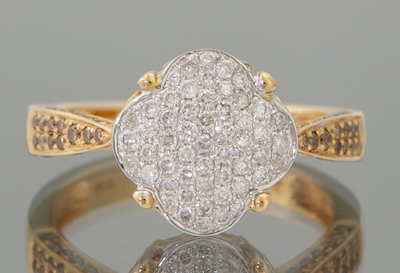 A Ladies Diamond Ring 14k yellow 132fe2